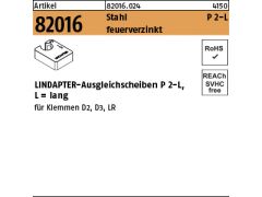 1 x LINDAPTER Stahl P2 M24 feuerverzinkt, lang