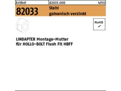 1 x ART 82033 LINDAPTER Montagemutter für FlushFit HBFF08 VE=S