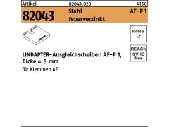 1 x LINDAPTER St. AF M 12 P1 Scheiben, feuerverzinkt