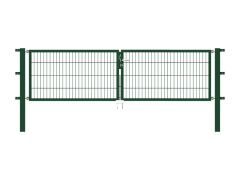Stabgitter Doppeltor - Grün - Breite 3000 x Höhe 800mm