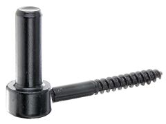 Kloben zum Einschrauben, Schwarz 16 / 110mm