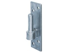 Kloben auf Platte,DI, blau verzinkt zum aufschrauben 14/130x40 - 12mm Abstand