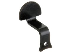 Anschlag/Fensterladen, abgewinkelt, Schwarz, zum Einmauern 25mm