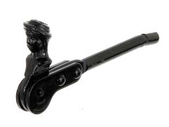 Fensterladen Feststeller Frauenkopf Schwarz, zum Einmauern - 60