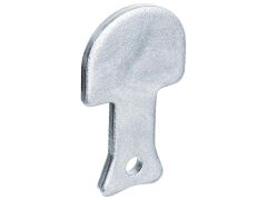 Anschlag/Fensterladen, gerade, gelb verzinkt, zum Einmauern, 28