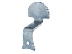 Anschlag/Fensterladen, abgewinkelt, blau verzinkt, zum Einmauern, 25