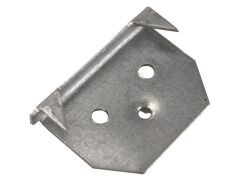 10 x Anfangskralle,blau verzinkt 4x7mm