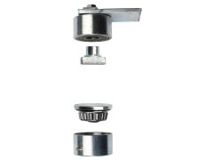 Torband mit Walzenlager, klein, blau verzinkt, 50mm