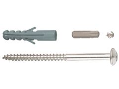 4 Stück Schrauben-Set für Fenstergitter 7x105mm