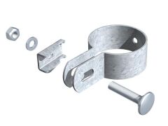 Endschelle, Feuerverzinkt für Pfosten 34mm