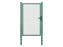 Wellengitter Einzeltor verzinkt Grün RAL6005 - 1020x1750mm