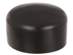 Pfostenkappe für runde Metallpfosten, Schwarz - 60mm (VE 10)