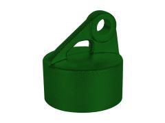 Strebenkappe aus Alu für Ø 48 mm Pfosten - Grün