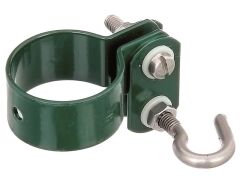 Schelle für 2-seitige Befestigung von Streben, grün 38mm