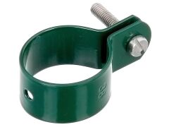 Schelle - Strebe an Pfosten, RAL6005 Grün - 38mm