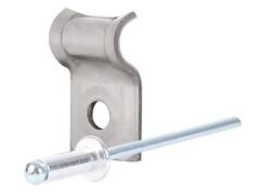 Spanndrahthalter mit Nietstift - Edelstahl