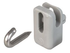 Drahthalter für Spann- und Stacheldrähte - Kunststoff Grün RAL 6005