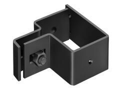 Endschelle für Vierkantpfosten 60x40 mm - Anthrazit