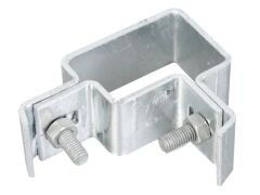 Eckschelle für Vierkantpfosten 60x40 mm - Feuerverzinkt