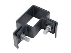 Eckschelle für Vierkantpfosten 60x40 mm - Anthrazit