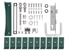 Zubehör-Set für Einzeltor Flexo 140 bis 200 cm Höhe - Grün