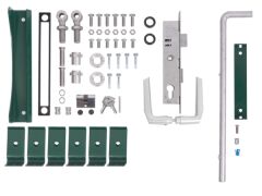 Zubehör-Set für Doppeltor Flexo bis 120 cm Höhe - Grün