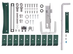 Zubehör-Set für Doppeltor Flexo 140 bis 200 cm Höhe - Grün