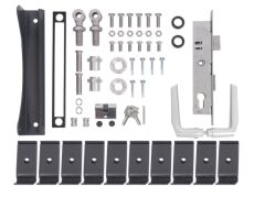 Zubehör-Set für Einzeltor Flexo 140 bis 200 cm Höhe - Anthrazit