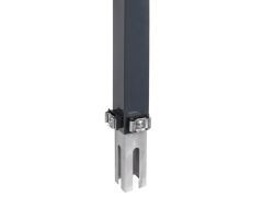 Zaunerhöhung-Set für 60x60 Zaunpfosten, 600mm Höhe - Anthrazit