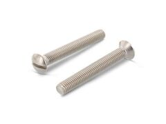 100 x Linsensenkschrauben mit Schlitz DIN 964 A2 M 8X55