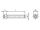 100 x Zylinderschrauben mit Innensechsrund ISO 14579 A2 M 8X70/70 TX45
