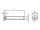 100 x Senkschrauben mit Innensechsrund ISO 14581 A4 M 10X30 TX50