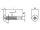 1000 x Bohrschrauben mit Linsenkopf, Form M DIN 7504 A4 3,9X25 Z