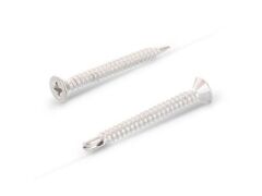 1000 x Bohrschrauben mit Senkkopf, Form O DIN 7504 A4 4,8X22 Z