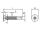 200 x Bohrschrauben mit Senkkopf, Form O DIN 7504 A4 6,3X45 Z