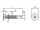1000 x Bohrschrauben mit Senkkopf, Form O DIN 7504 A4 4,8X25 H
