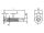 200 x Bohrschrauben mit Senkkopf, Form O DIN 7504 A4 6,3X60 TX30