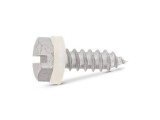500 x Blechschraube Sechskant mit Schlitz und...