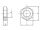 10 x Sechskantmuttern mit Feingewinde, niedrige Form ISO 8675 A4 M 30X2