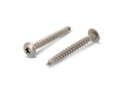 200 x Rundkopf-Türbandschrauben mit ISR (TX) Edelstahl A4 6X25 TX30