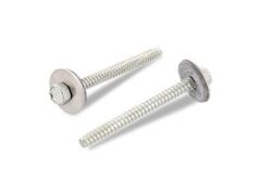 50 x Fassadenbauschrauben mit Zapfen Dichtscheibe 22mm Edelstahl A2 BZ 8,0X150