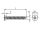 100 x Senkkopf-Sicherheitsschrauben mit ISR + Pin Edelstahl A2 C 4,8X75 TX-PIN 25