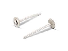 100 x Spenglerschrauben 2tlg. mit Dichtscheibe 15 mm Edelstahl A2 4,5X40 TX20