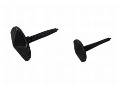 Ziernagel Schwarz passend zu Zierbeschlägen - 13mm
