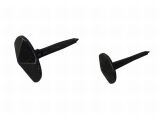 Ziernagel Schwarz passend zu Zierbeschlägen - 13mm