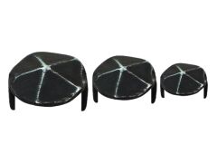 Decknagel Schwarz passend zu Zierbeschlägen - 22mm