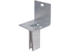 L-Pfostenträger (unten verschweißt) für Zaunpfosten 60x40 - Feuerverzinkt