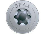 150 Stück SPAX Tellerkopf mit großem Kopf T-STAR plus T20 - TG, Wirox - 5 x 107