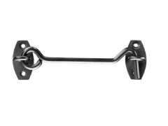 Sturmhaken mit Ösen, Schwarz - 140mm lang