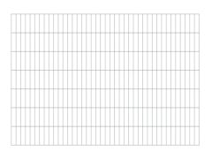 Doppelstabmatte 6/5/6 - Feuerverzinkt . 2000 x 1400mm